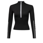 Bluzka z suwakiem BIANCO OLAVOGA czarna