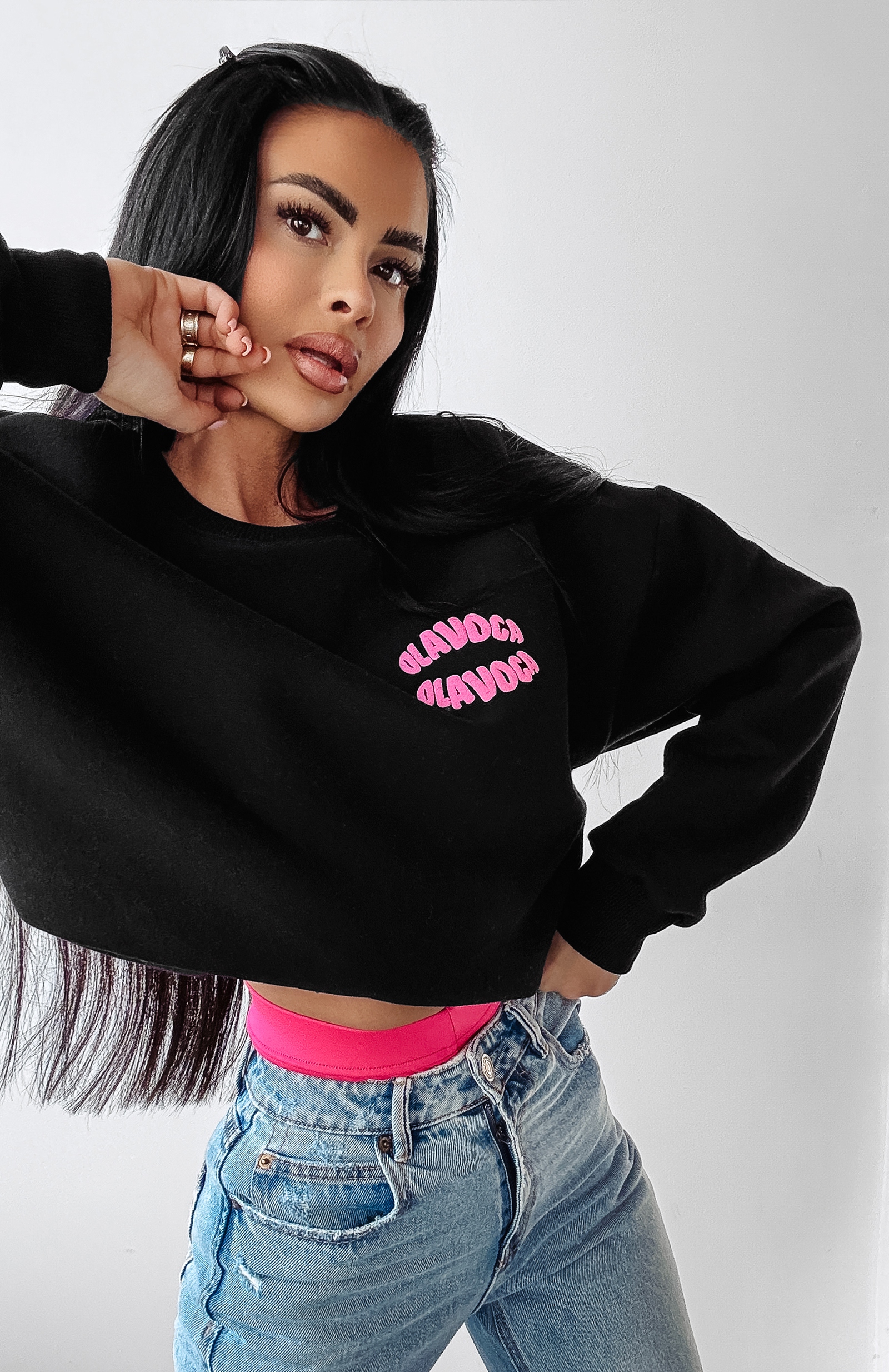 Bluza oversize MUTTI OLAVOGA czarna