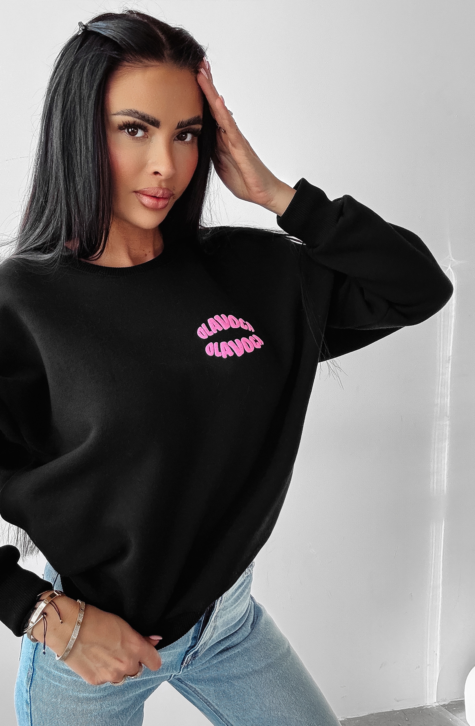 Bluza oversize MUTTI OLAVOGA czarna