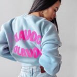 Bluza oversize MUTTI OLAVOGA błękit