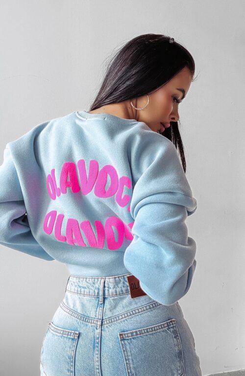 Bluza oversize MUTTI OLAVOGA błękit