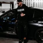 Bluza męska z kapturem COLD OLAVOGA czarna