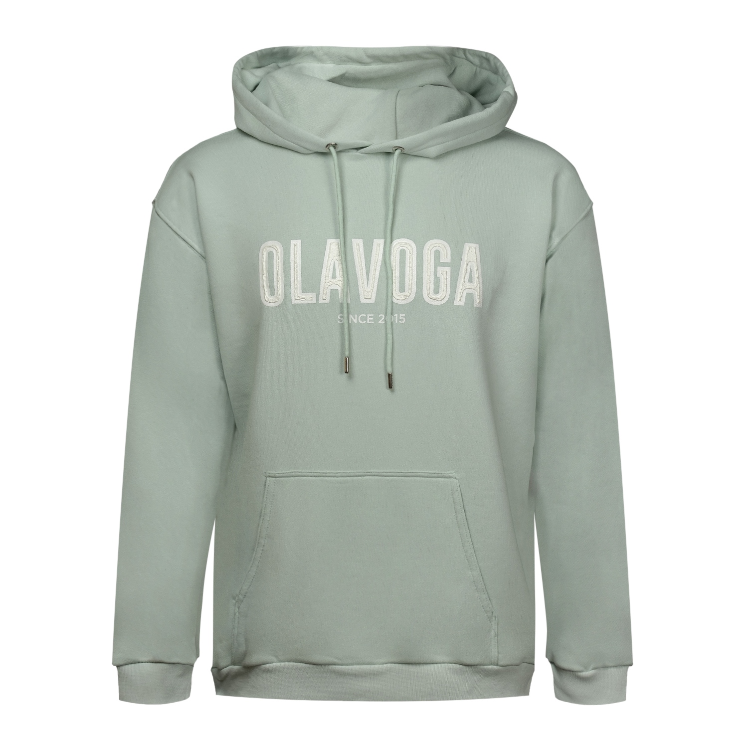 Bluza męska z kapturem COLD OLAVOGA miętowa