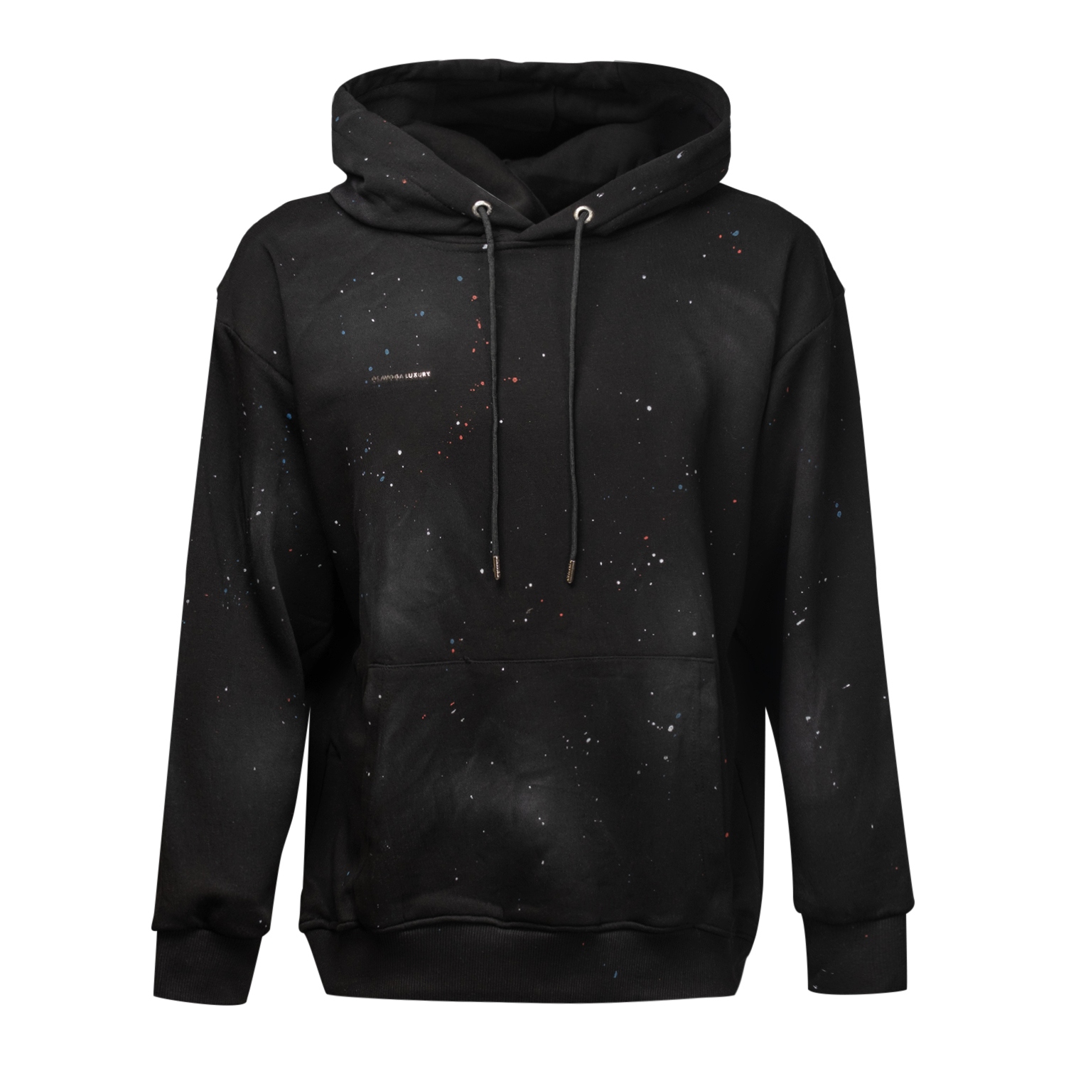 Bluza męska z efektem chlapania BLADE OLAVOGA czarna Bluza męska z efektem chlapania BLADE OLAVOGA czarna