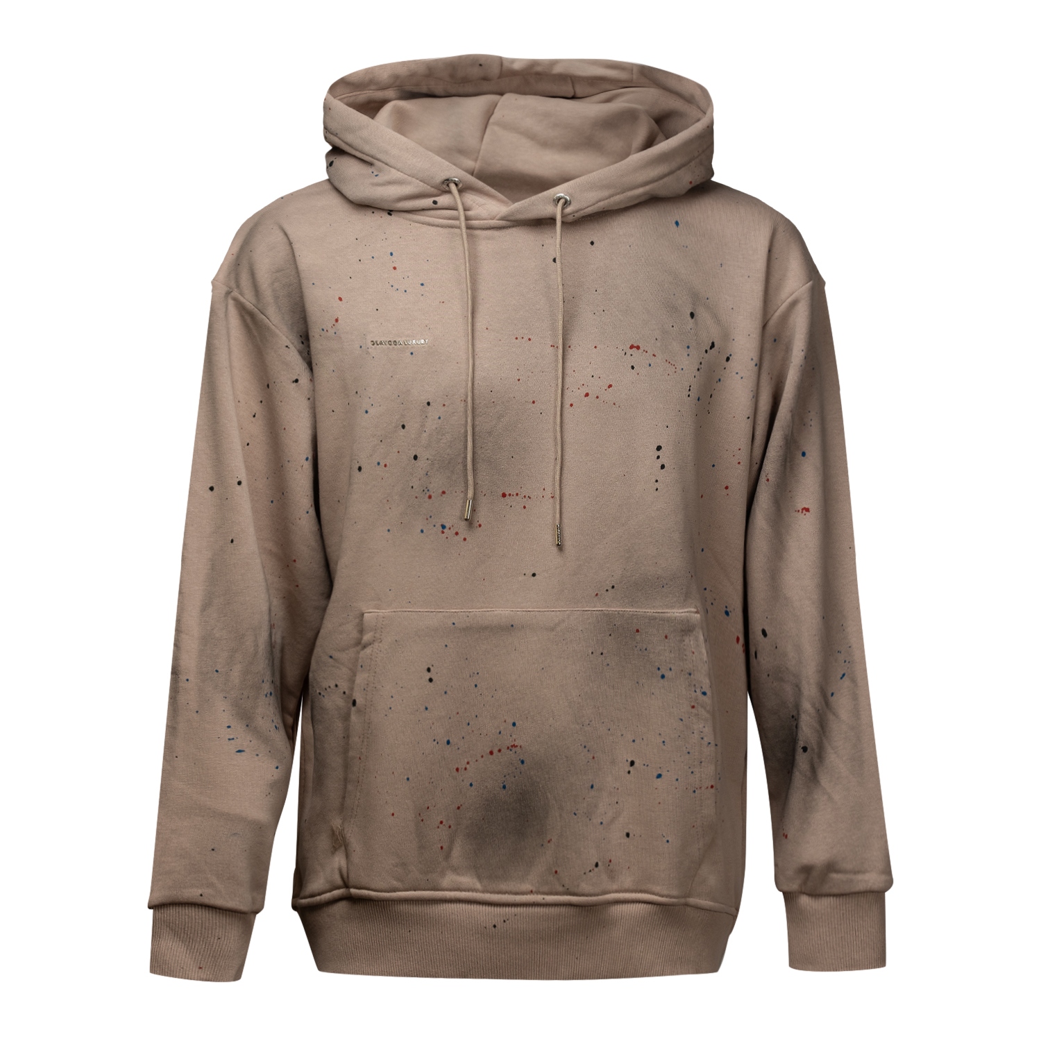 Bluza męska z efektem chlapania BLADE OLAVOGA beżowa