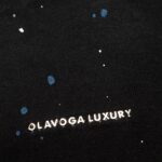 Bluza męska z efektem chlapania BLADE OLAVOGA czarna