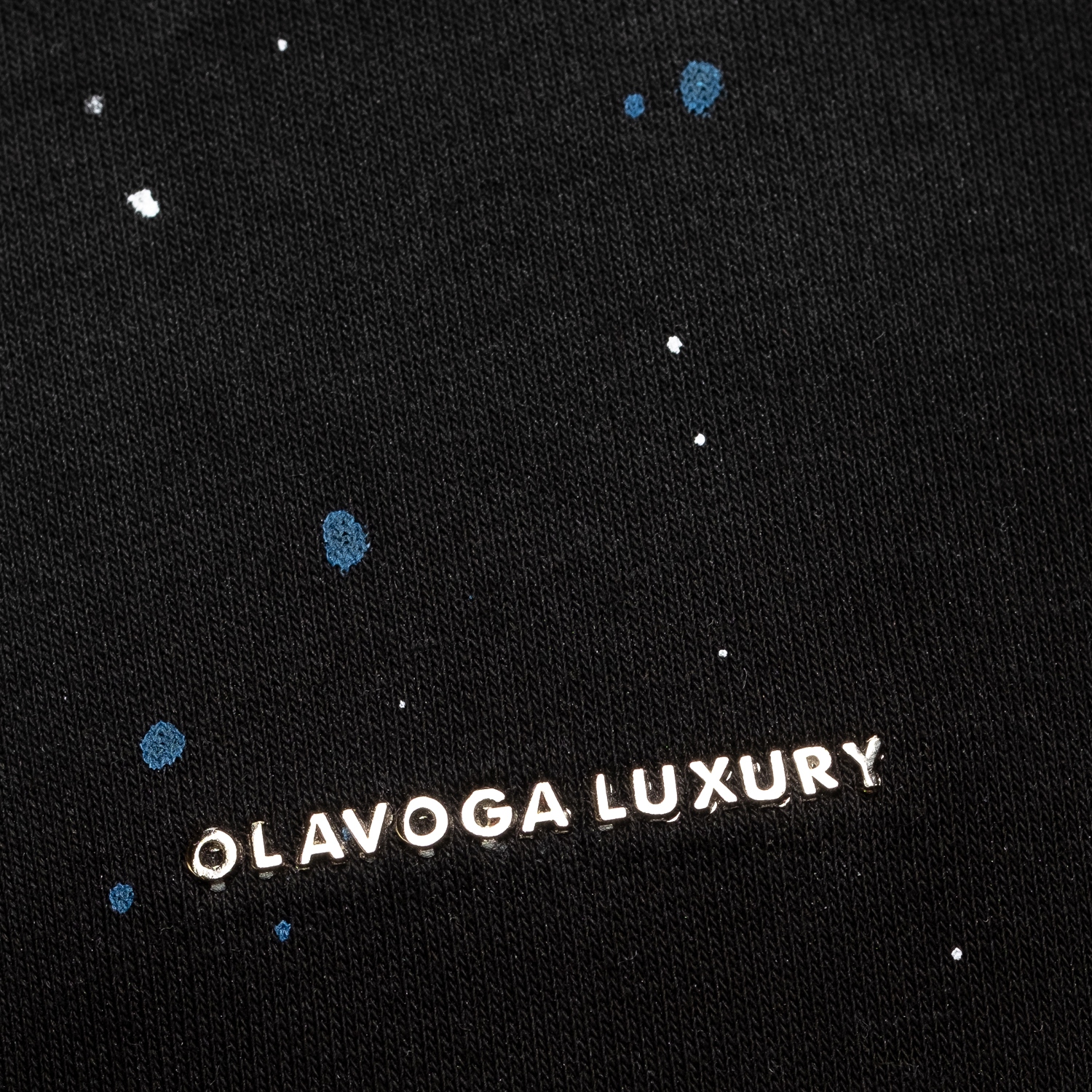 Bluza męska z efektem chlapania BLADE OLAVOGA czarna Bluza męska z efektem chlapania BLADE OLAVOGA czarna