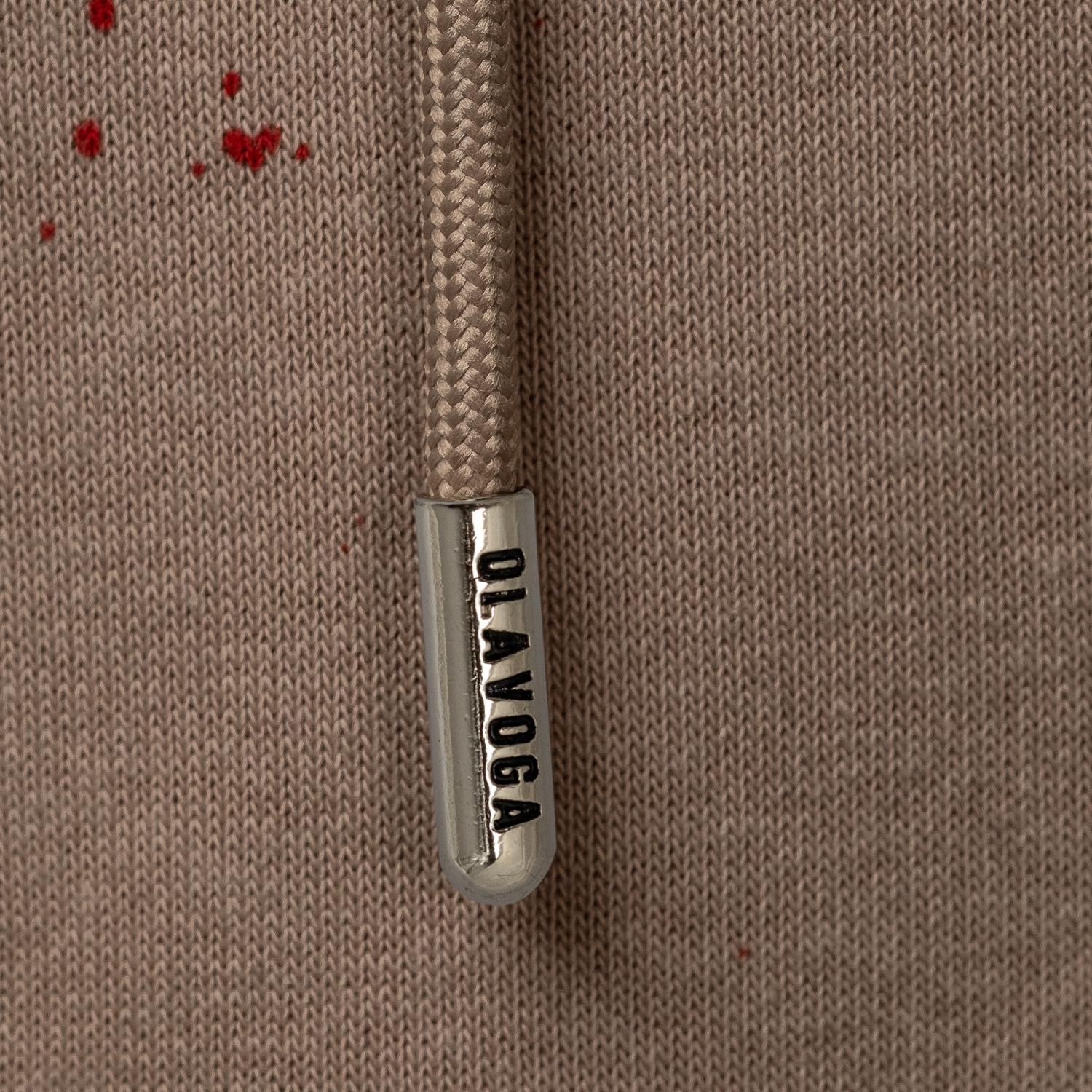 Bluza męska z efektem chlapania BLADE OLAVOGA beżowa