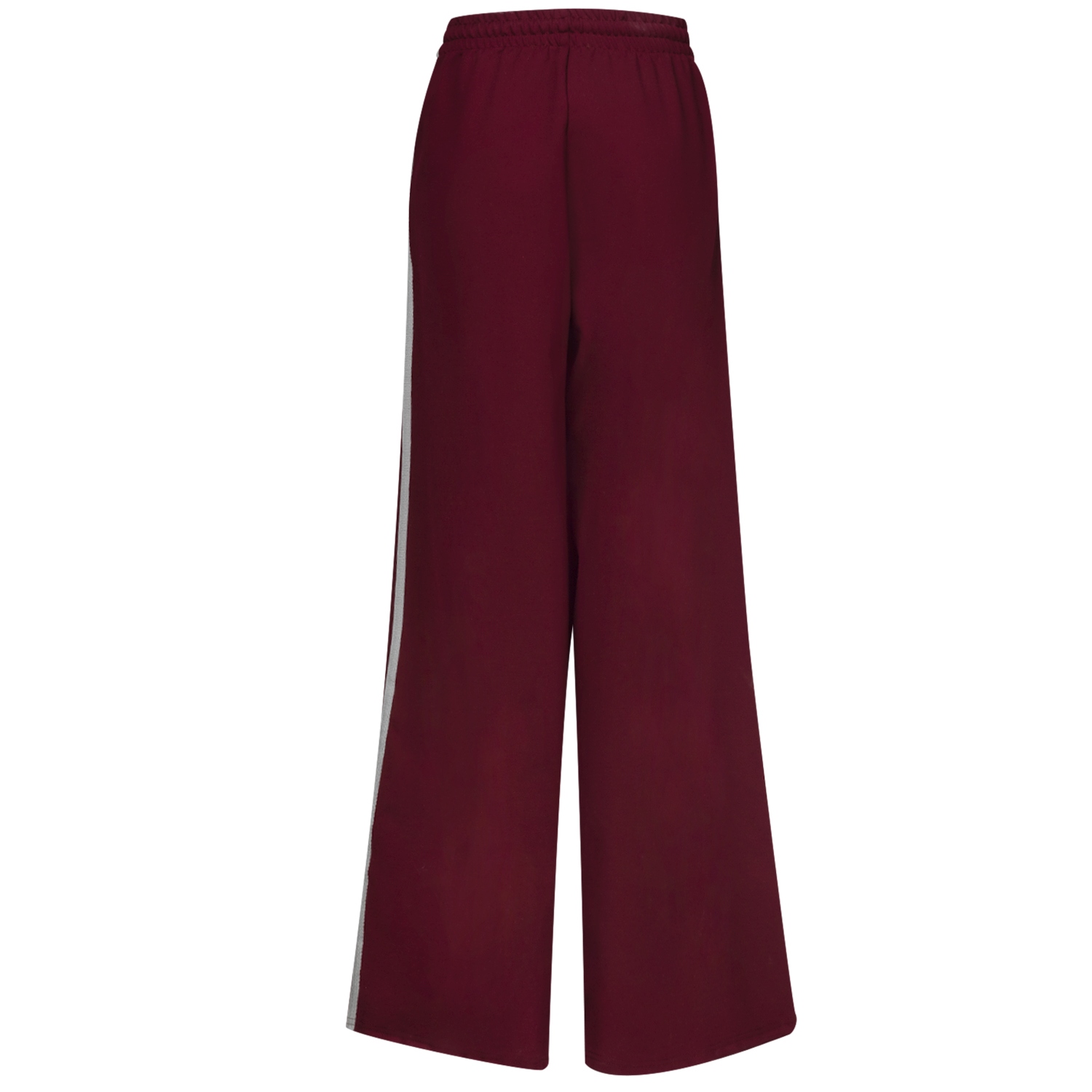 Spodnie z szerokimi nogawkami ANDRA OLAVOGA bordowe