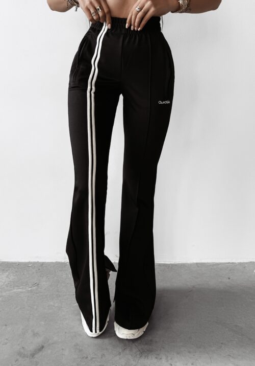 Spodnie z lampasami CLOCHE OLAVOGA czarne