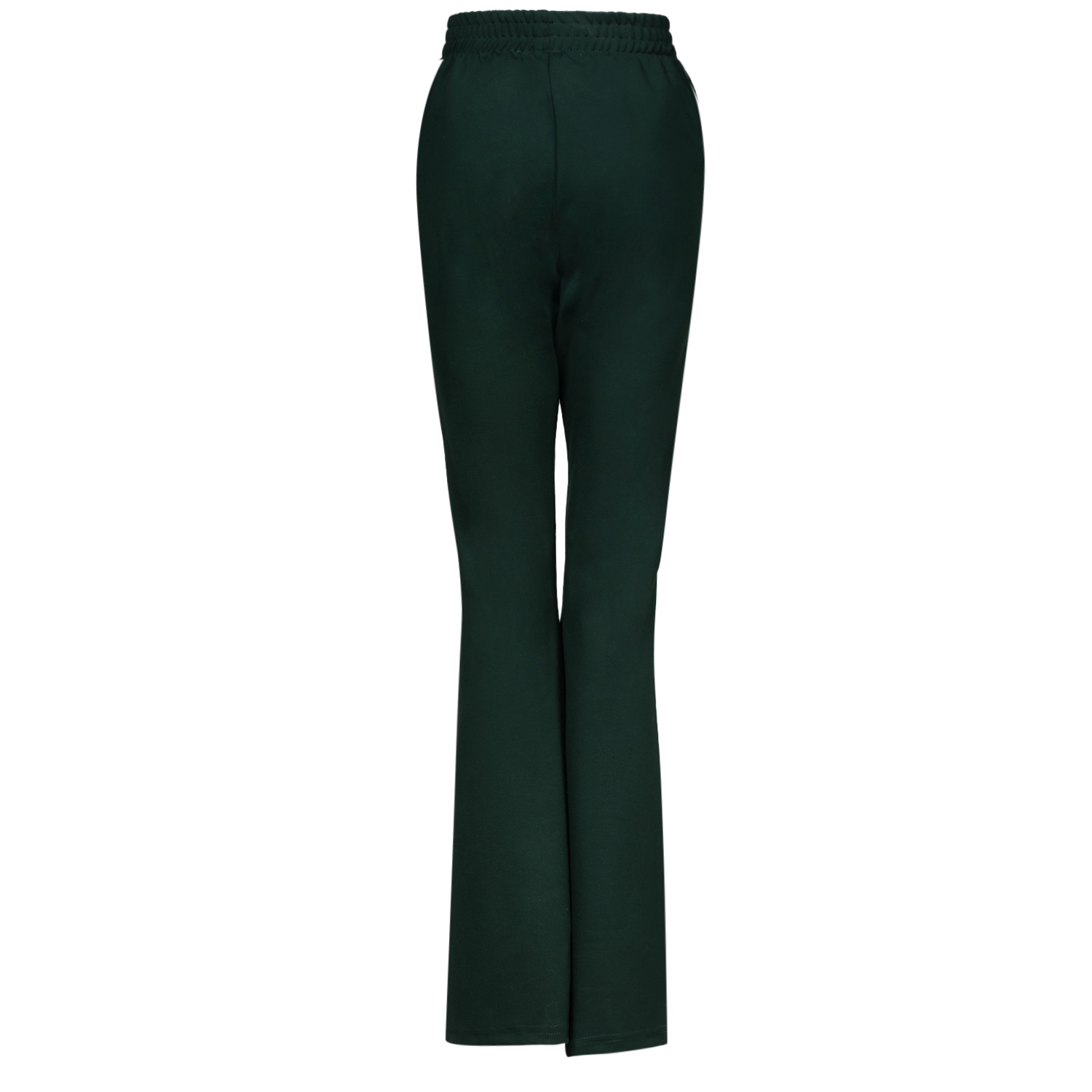 Spodnie z lampasami CLOCHE OLAVOGA zielone Spodnie z lampasami CLOCHE OLAVOGA zielone