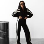 Komplet dresowy damski DABI OLAVOGA czarny