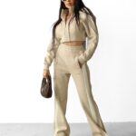 Komplet dresowy damski DABI OLAVOGA beżowy