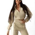 Komplet dresowy damski DABI OLAVOGA beżowy