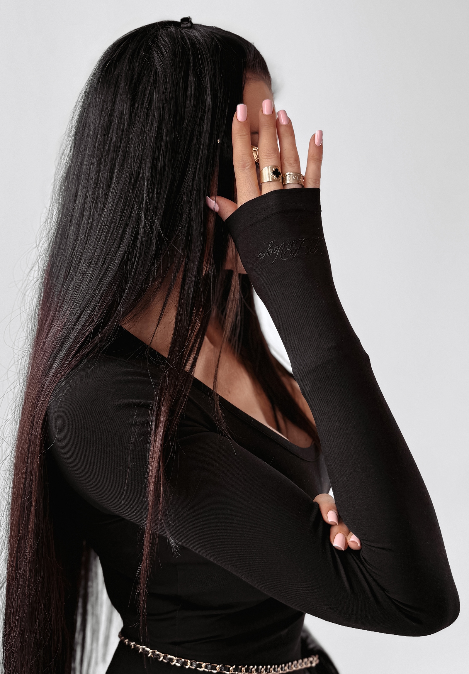 Kombinezon dopasowany SALOPE OLAVOGA czarny