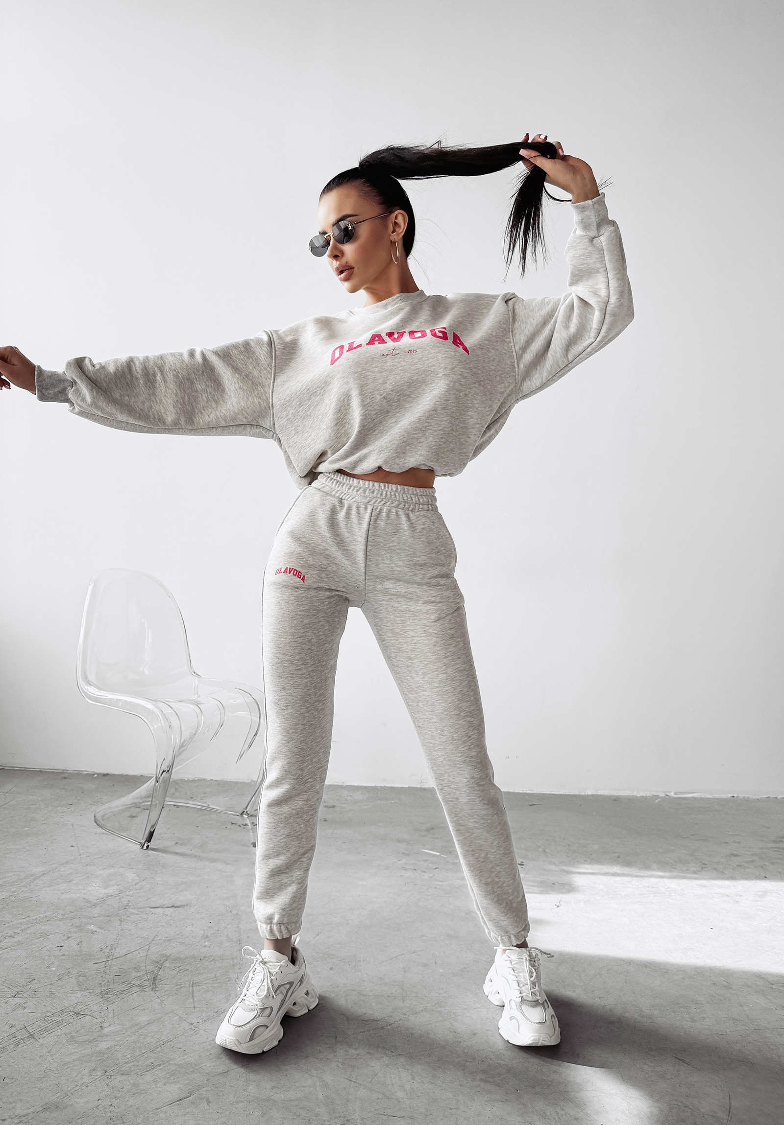 Dres damski PLETTO OLAVOGA szary