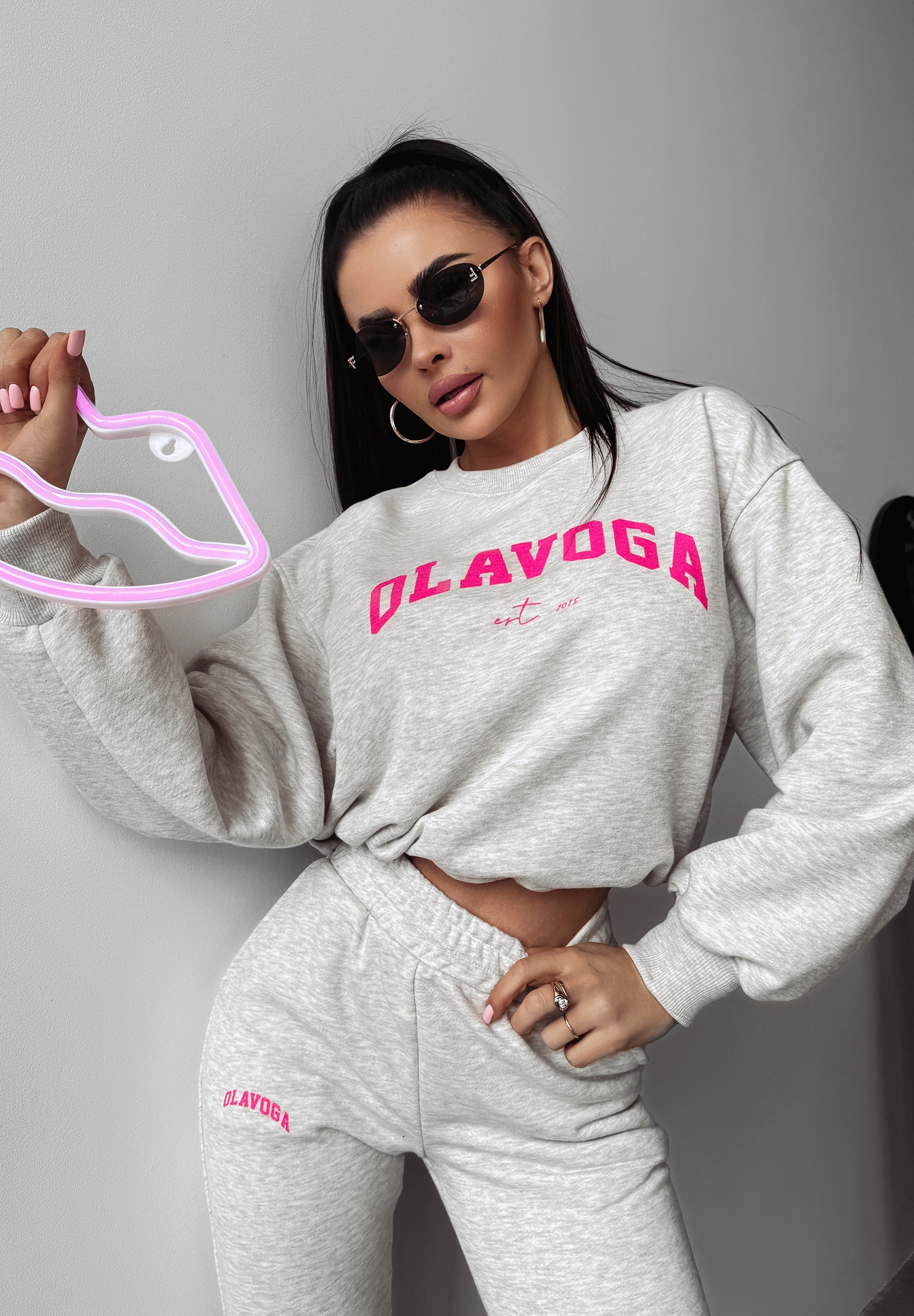 Dres damski PLETTO OLAVOGA szary