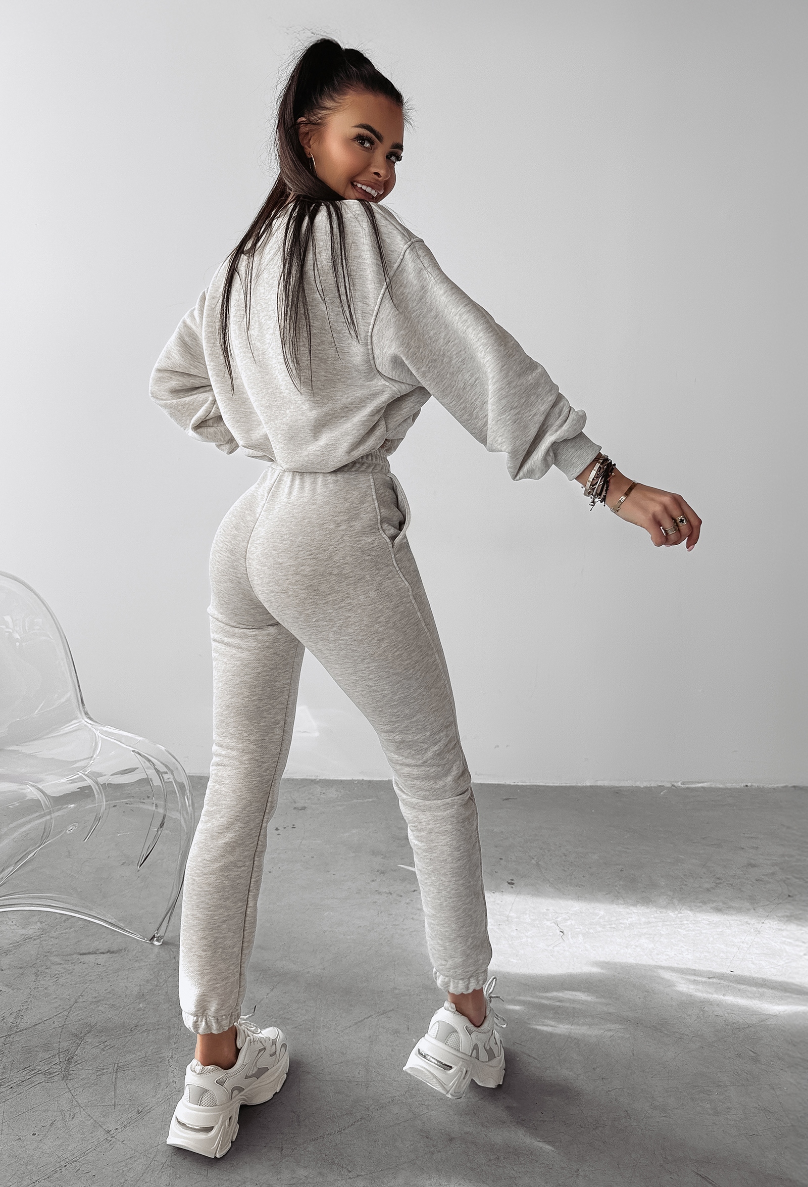 Dres damski PLETTO OLAVOGA szary