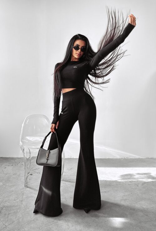 Komplet dresowy bawełniany PRAVA OLAVOGA czarny