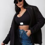 Marynarka oversize SAKKO OLAVOGA czarna