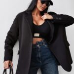 Marynarka oversize SAKKO OLAVOGA czarna