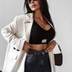 Marynarka oversize SAKKO OLAVOGA ecru