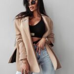 Marynarka oversize SAKKO OLAVOGA beżowa