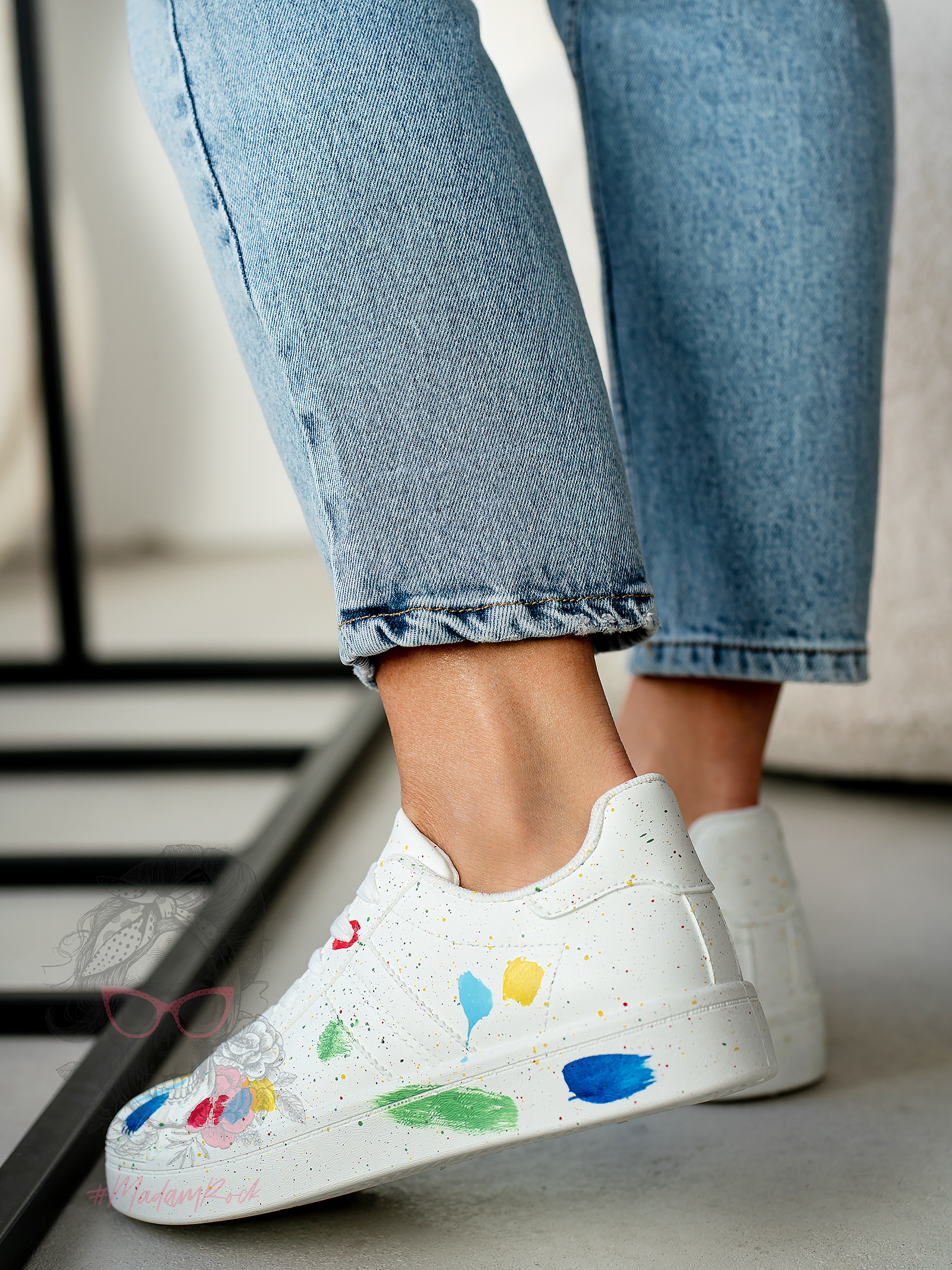 Buty sportowe Madam Emali białe