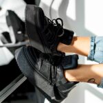 Buty sportowe na platformie Madam Dolle czarne