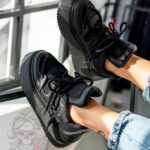 Buty sportowe na platformie Madam Dolle czarne