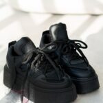 Buty sportowe na platformie Madam Dolle czarne