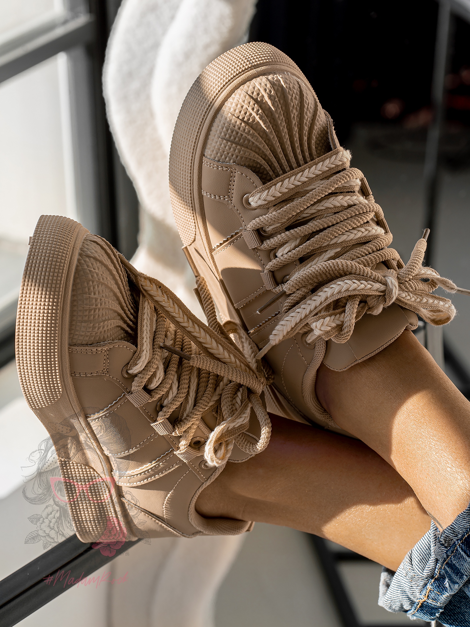 Buty sportowe Rock Bospo beżowe