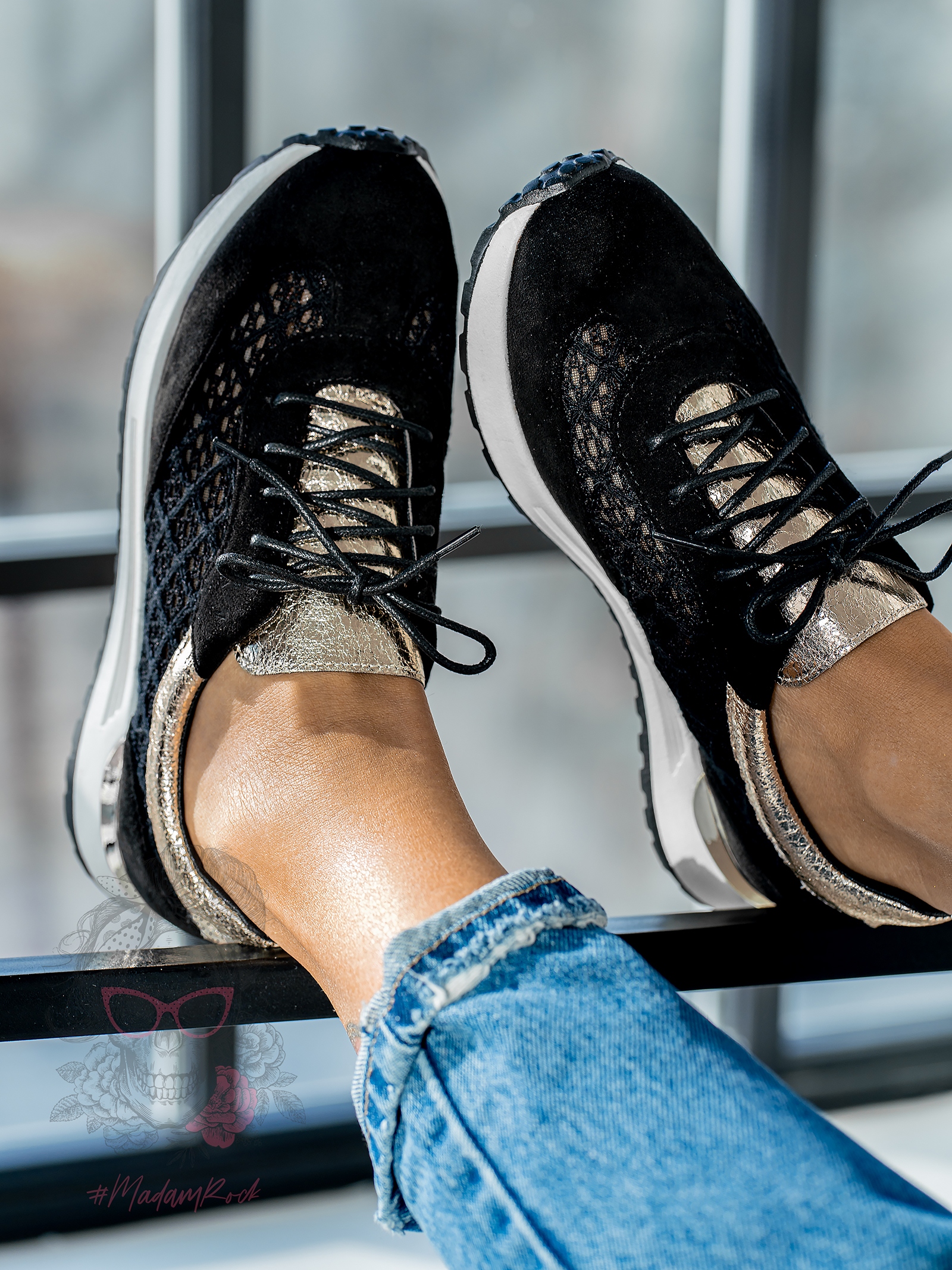 Buty sportowe lekkie Madam Virts czarne Buty sportowe lekkie Madam Virts czarne