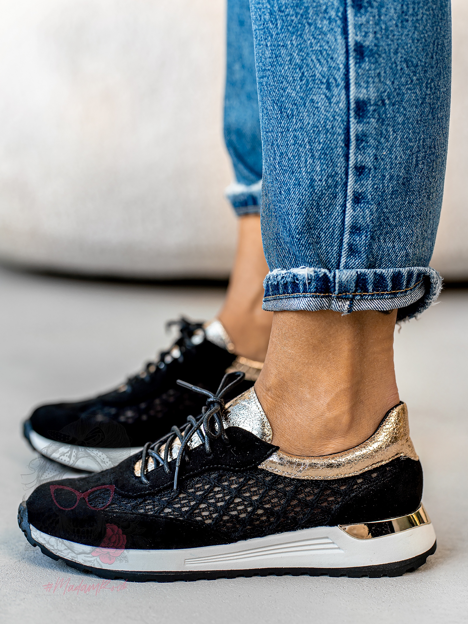 Buty sportowe lekkie Madam Virts czarne