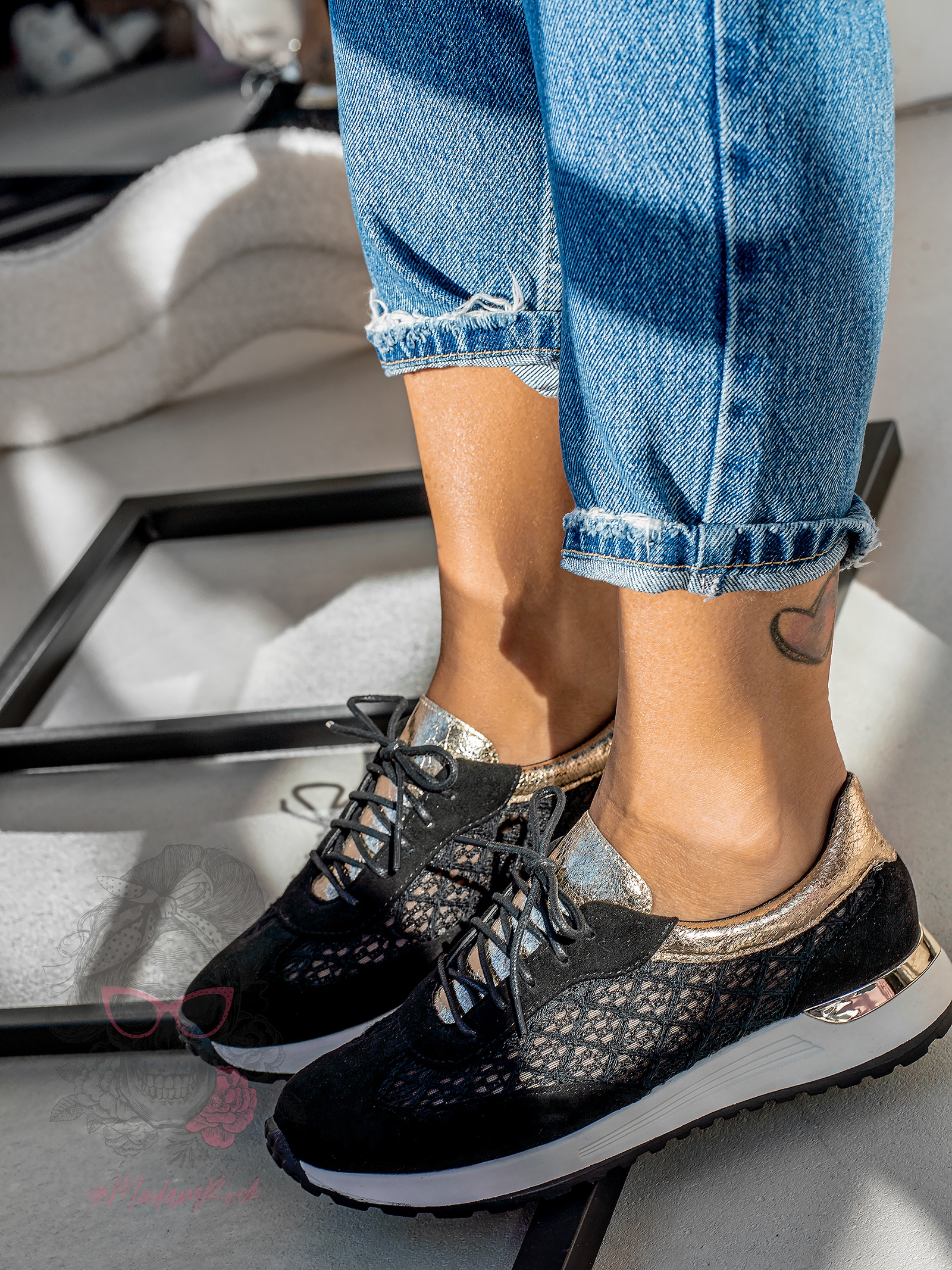 Buty sportowe lekkie Madam Virts czarne Buty sportowe lekkie Madam Virts czarne