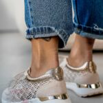 Buty sportowe lekkie Madam Virts beżowe