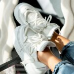 Buty sportowe na platformie Madam Dolle białe