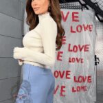 Sweterek prążkowany Malindi II beżowy