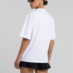 T-shirt bawełniany CHIARA CHERRY biały