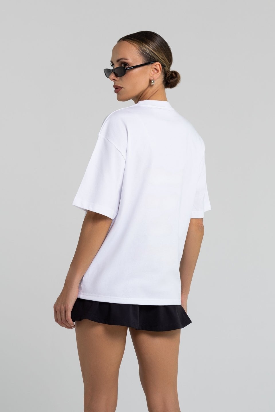 T-shirt bawełniany CHIARA CHERRY biały