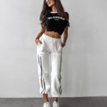 T-shirt bawełniany MURANI OLAVOGA czarny