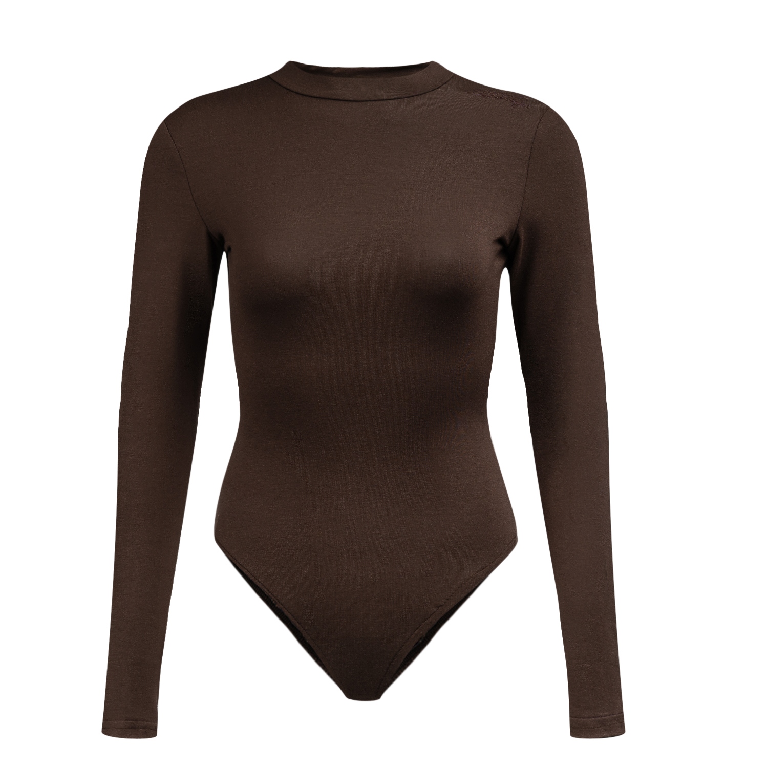 Body damskie klasyczne PELLE OLAVOGA brązowe Body damskie klasyczne PELLE OLAVOGA brązowe