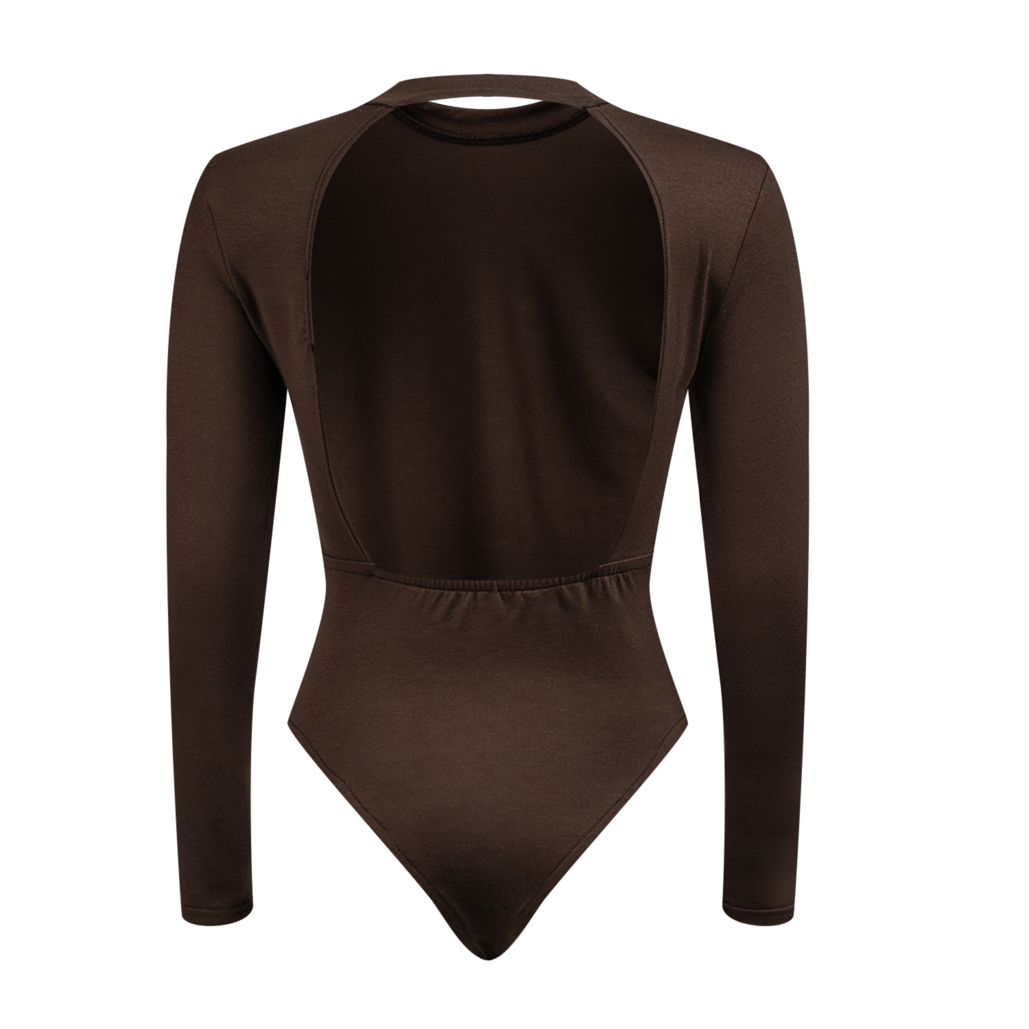 Body damskie klasyczne PELLE OLAVOGA brązowe Body damskie klasyczne PELLE OLAVOGA brązowe