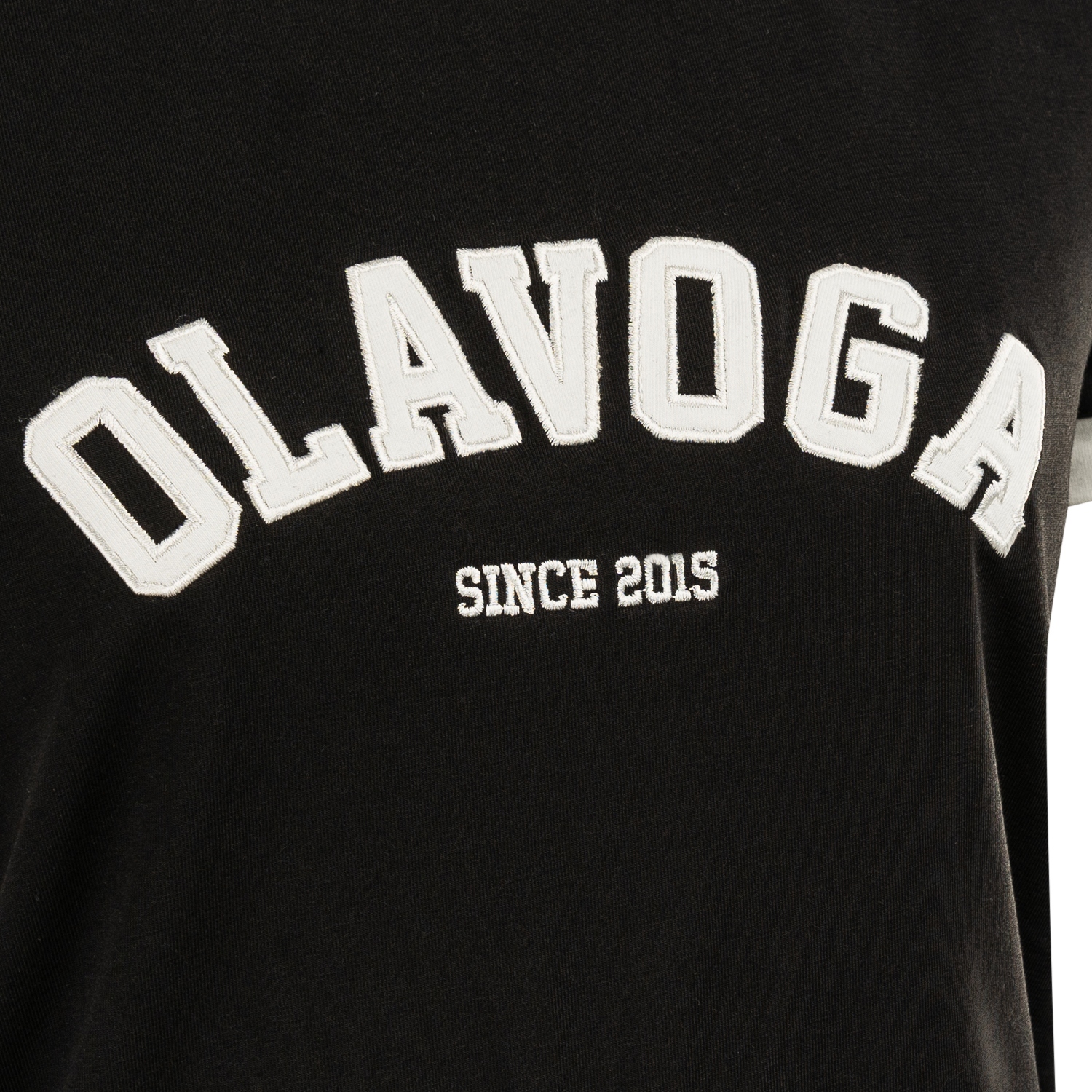 T-shirt bawełniany MURANI OLAVOGA czarny