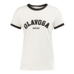 T-shirt bawełniany MURANI OLAVOGA ecru