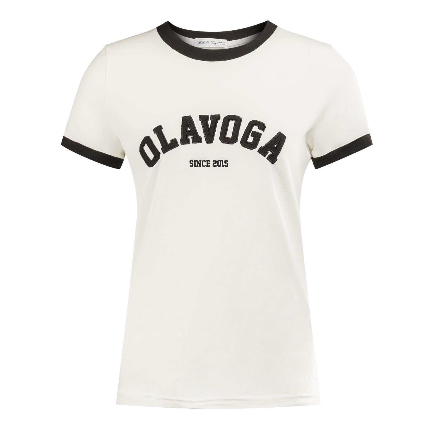T-shirt bawełniany MURANI OLAVOGA ecru