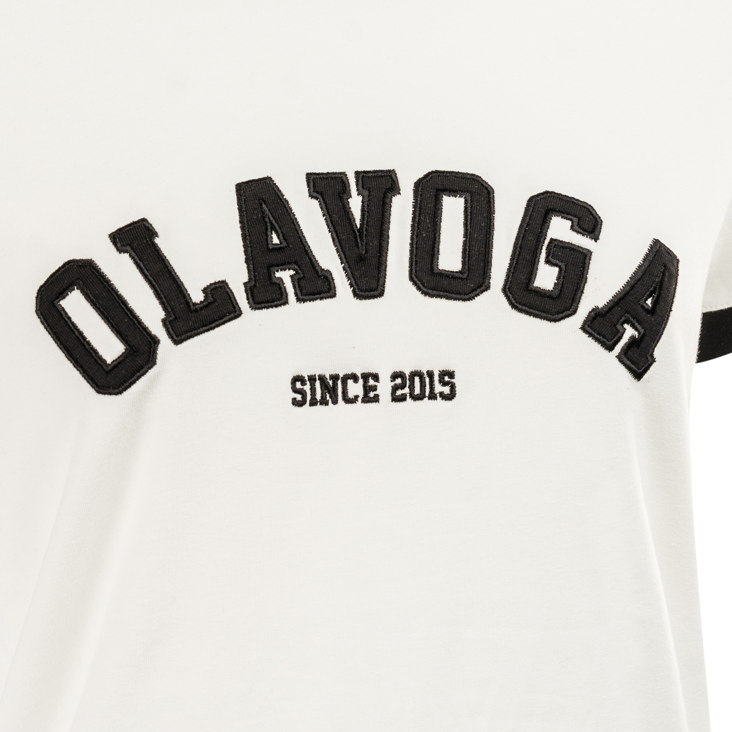 T-shirt bawełniany MURANI OLAVOGA ecru