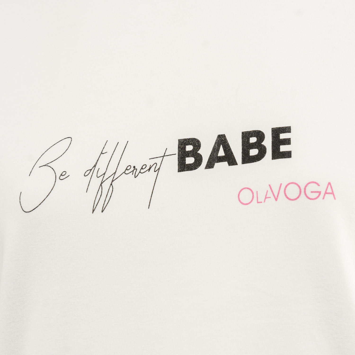 T-shirt damski bawełniany PURNITO OLAVOGA ecru