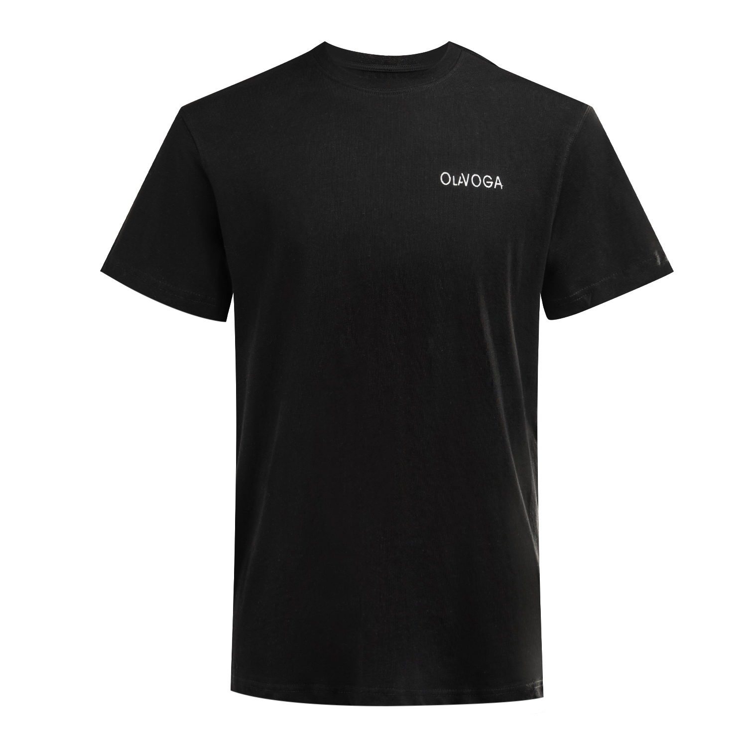 T-shirt męski bawełniany DARK MODE OLAVOGA czarny