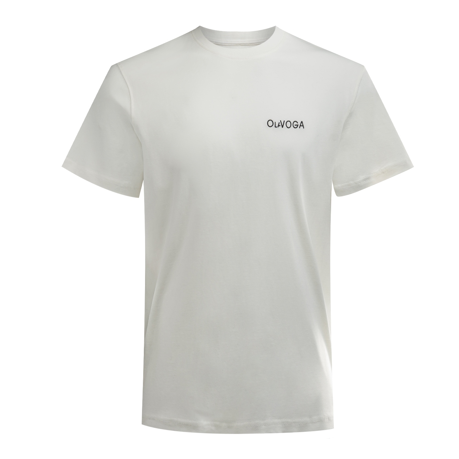 T-shirt męski bawełniany DARK MODE OLAVOGA ecru